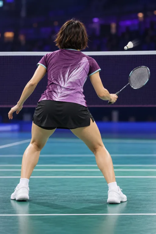 Badmintonspiller i Zilenzo sportstøj