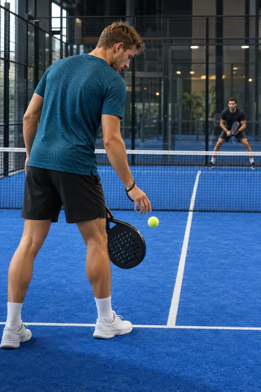 Padelspiller i Zilenzo sportstøj