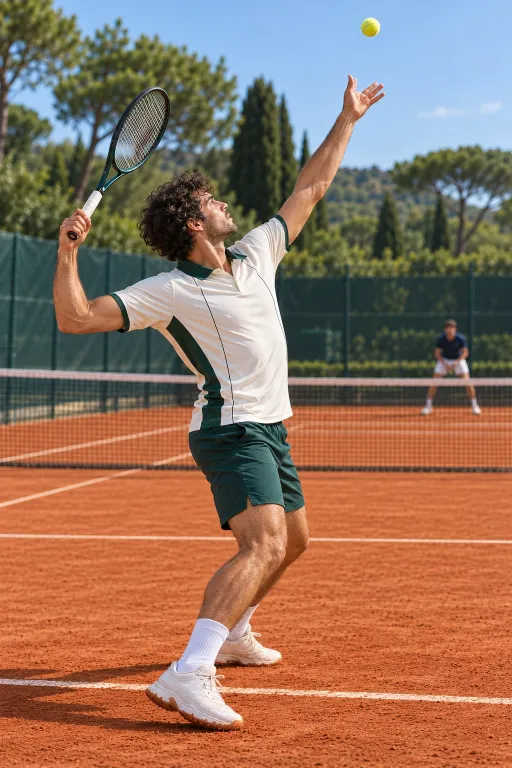 Tennisspiller i Zilenzo sportstøj